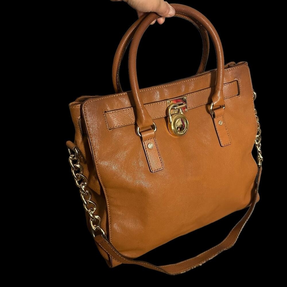 Michael Kors Tan Leather Tote - Picture 1 of 10